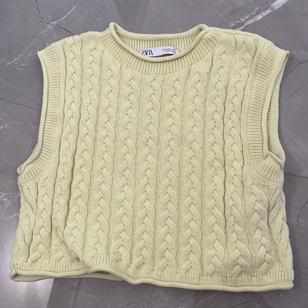 WORN ONCE ZARA TOO IN YELLOW🙂!!
